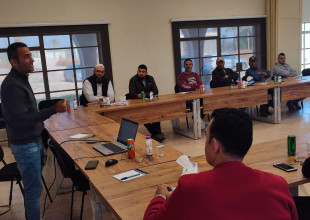 تنفيذ ورشات عمل في جمعية المشروع الانشائي العربي  بالشراكة مع UNDP