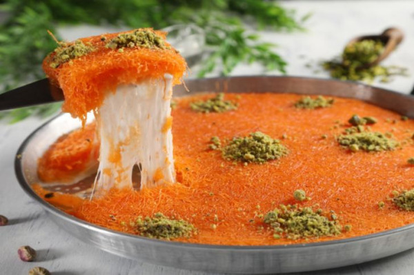 Kunafa with cheese